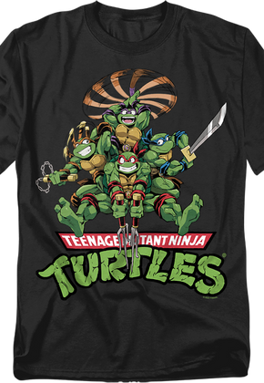 Heroes With Weapons Teenage Mutant Ninja Turtles T-Shirt