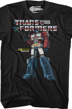 American Classics Heroic Autobot Optimus Prime Transformers T-Shirt