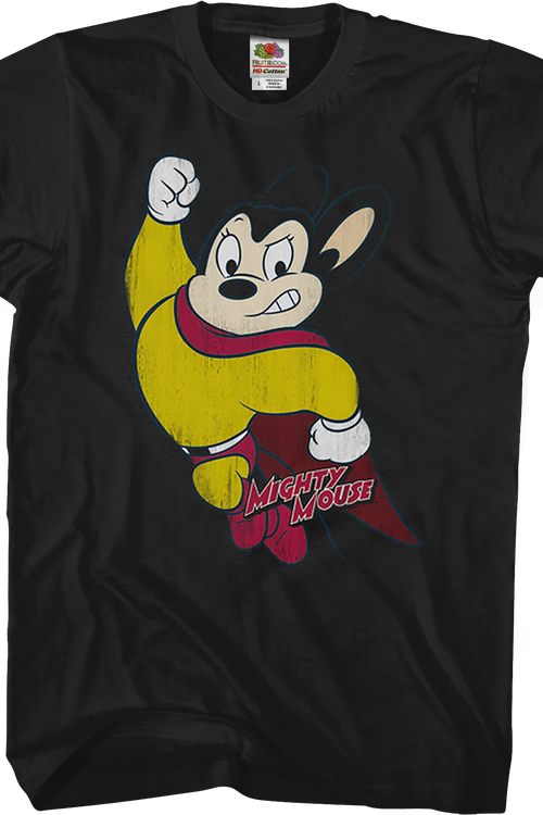 Heroic Pose Mighty Mouse T-Shirtmain product image