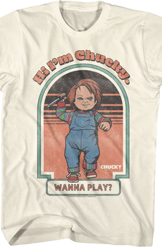 Hi I'm Chucky Wanna Play Child's Play T-Shirt