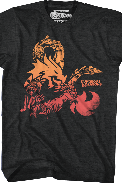 Hidden Monsters Logo Dungeons & Dragons T-Shirtmain product image