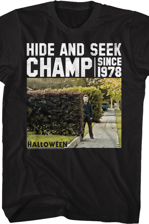Hide And Seek Champ Halloween T-Shirtmain product image
