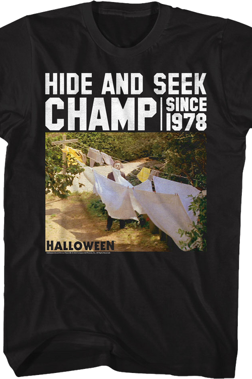 Hide And Seek Champ Since 1978 Halloween T-Shirtmain product image