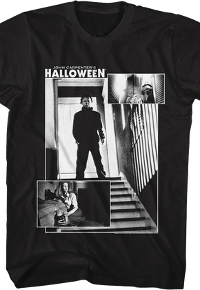Hide And Seek Collage Halloween T-Shirt