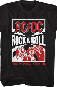 Highway To Hell World Tour ACDC Shirt