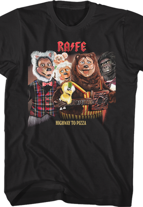 Highway To Pizza Rock-afire Explosion T-Shirt