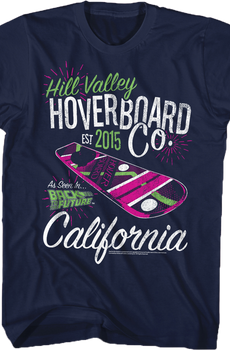 Hill Valley Hoverboard Back To The Future T-Shirt