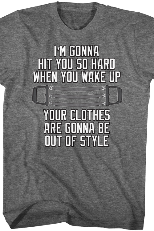 Hit You So Hard Quote Goonies T-Shirtmain product image
