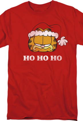 Ho Ho Ho Garfield Christmas T-Shirt
