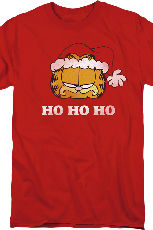 Ho Ho Ho Garfield Christmas T-Shirtmain product image