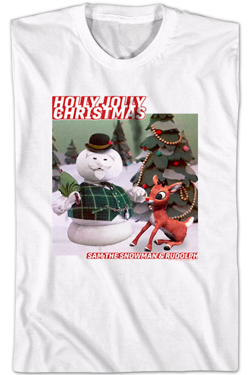 Holly Jolly Christmas Rudolph The Red Nosed Reindeer T-Shirtmain product image