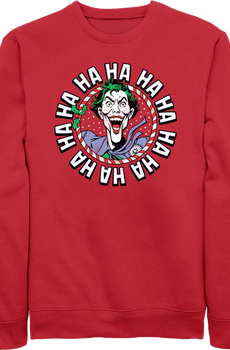 Holly Jolly Joker DC Comics Sweatshirt