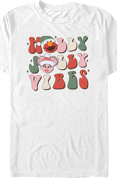 Holly Jolly Vibes Sesame Street T-Shirt