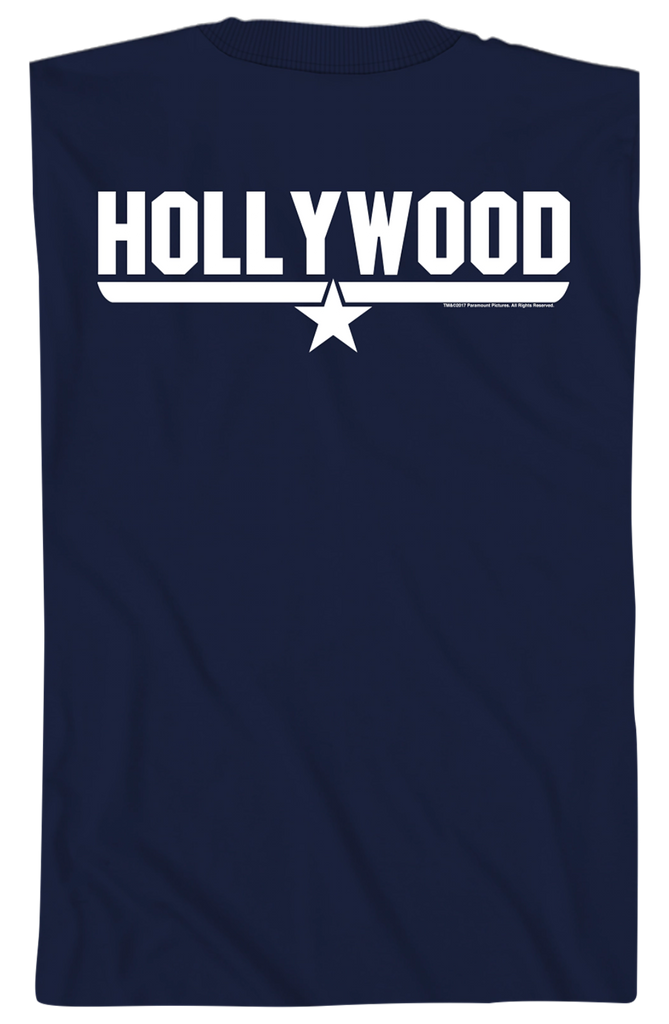 Hollywood Name Top Gun TShirt 80s Movies Top Gun Tshirt