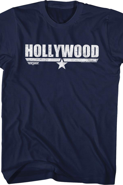 Distressed Hollywood Top Gun T-Shirtmain product image