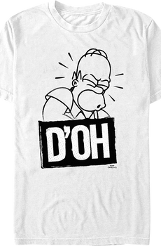 Homer Simpson D'oh Simpsons T-Shirt