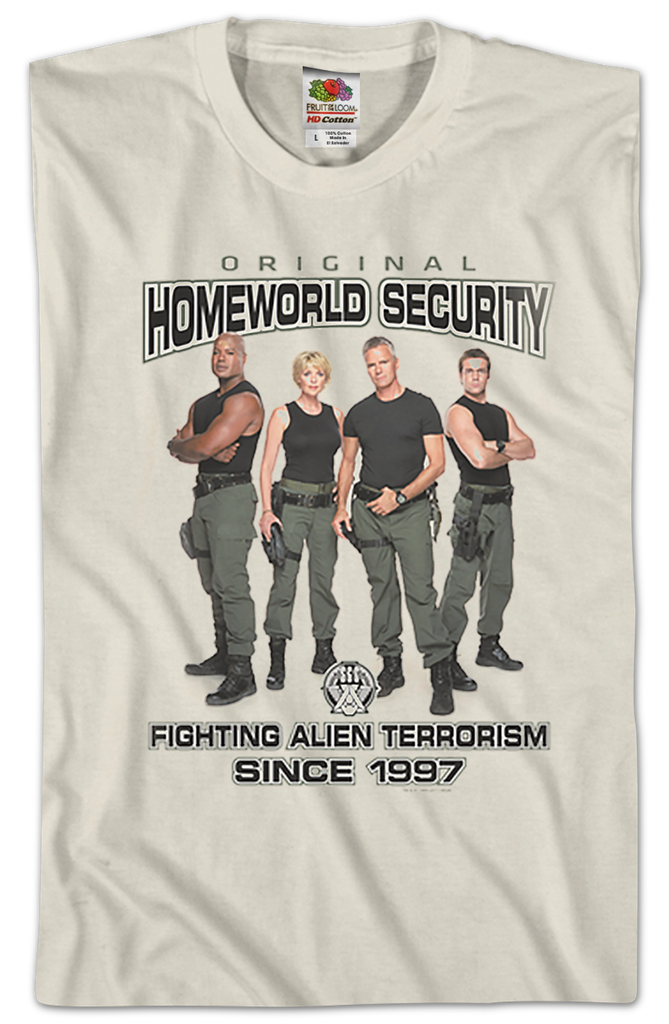 Homeworld Security Stargate SG1 TShirt