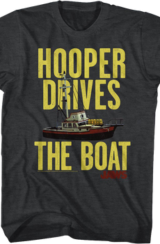 Hooper Drives The Boat Jaws T-Shirt
