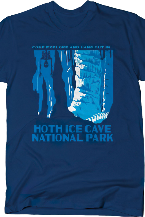 Hoth Ice Cave National Park Star Wars T-Shirtmain product image