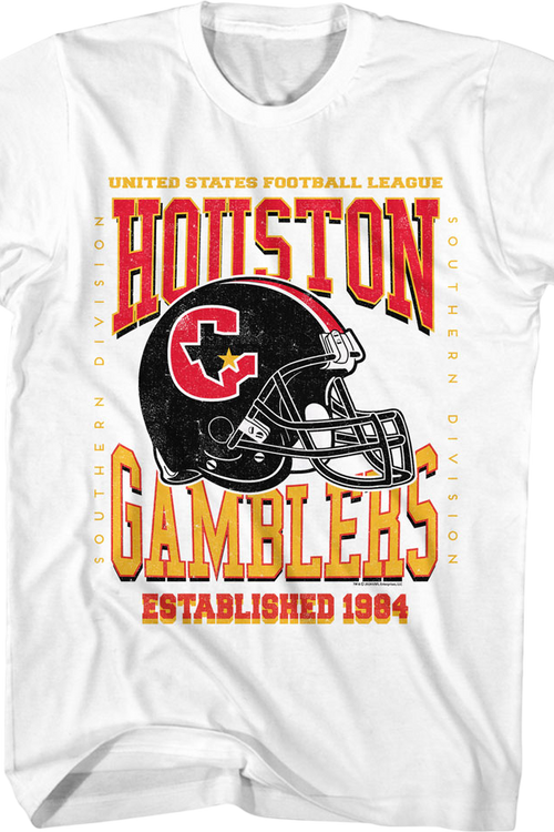 Houston Gamblers Established 1984 USFL T-Shirtmain product image