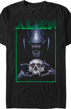 Human Skull Alien T-Shirt
