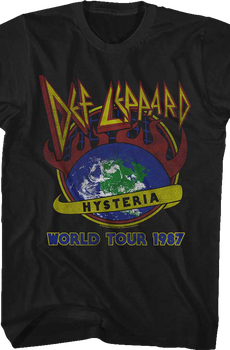 Hysteria World Tour 1987 Def Leppard T-Shirt