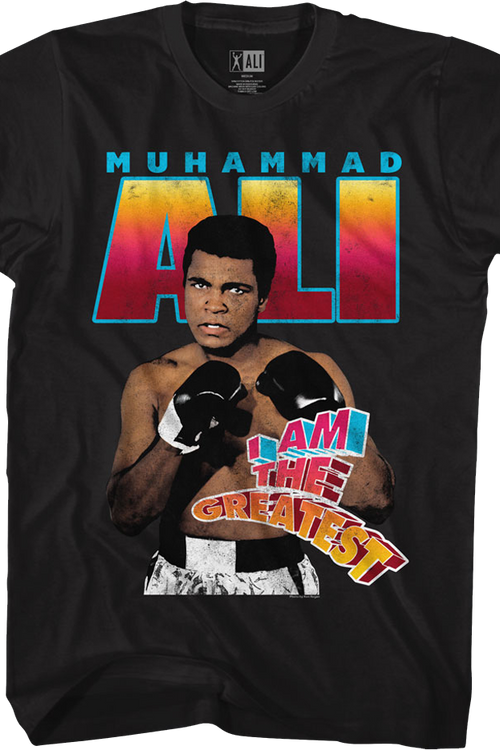 I Am The Greatest Pose Muhammad Ali T-Shirtmain product image
