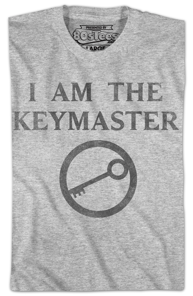 I Am The Keymaster Ghostbusters TShirt Ghostbusters Mens TShirt