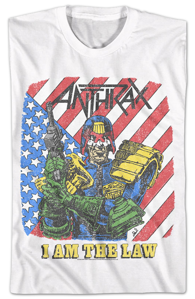 I Am The Law Anthrax T-Shirt