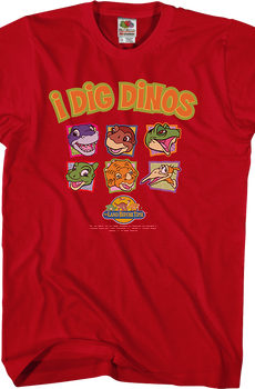 I Dig Dinos Land Before Time T-Shirt