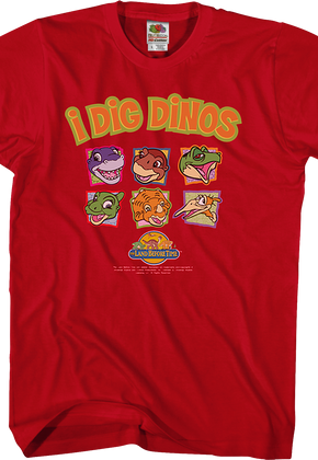 I Dig Dinos Land Before Time T-Shirt