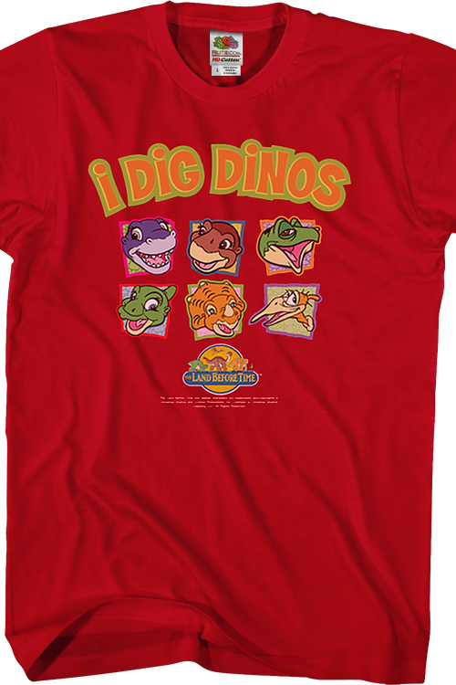 I Dig Dinos Land Before Time T-Shirtmain product image