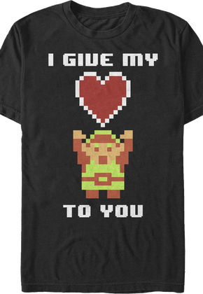 I Give My Heart To You Legend of Zelda T-Shirt