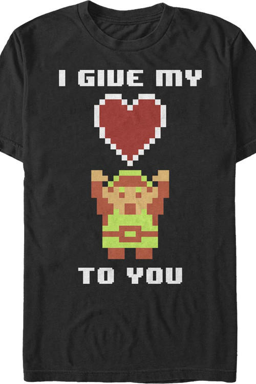 I Give My Heart To You Legend of Zelda T-Shirtmain product image