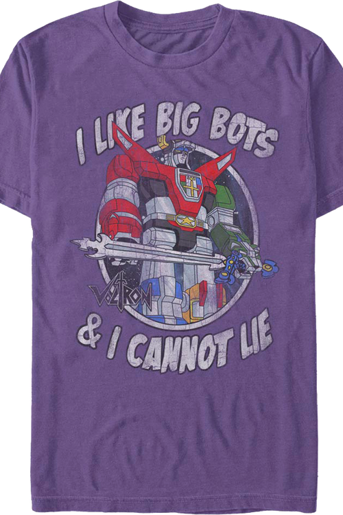 I Like Big Bots & I Cannot Lie Voltron T-Shirtmain product image