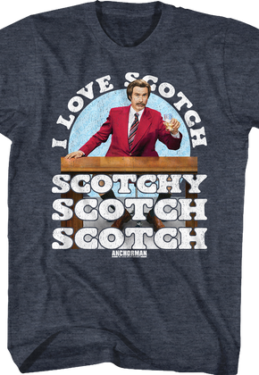 I Love Scotch Anchorman T-Shirt