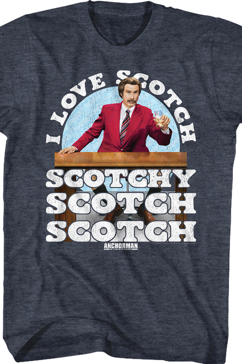 I Love Scotch Anchorman T-Shirtmain product image