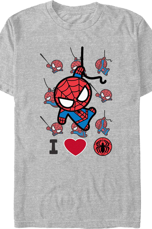 I Love Spider-Man Marvel Comics T-Shirtmain product image