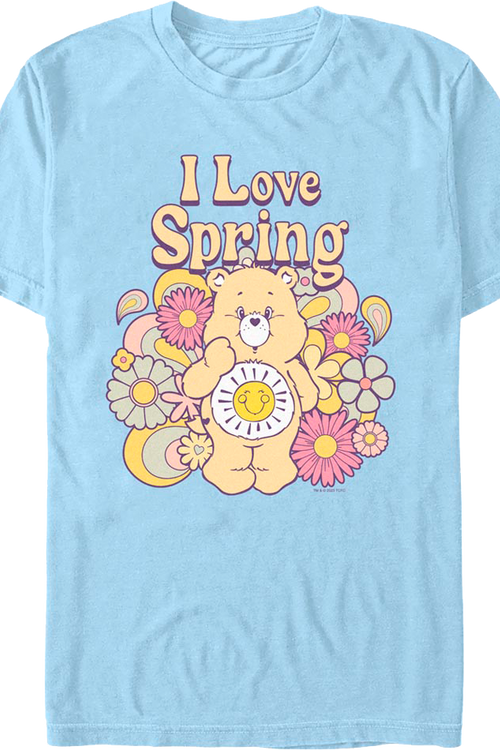 I Love Spring Care Bears T-Shirtmain product image