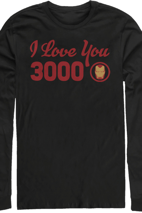 I Love You 3000 Avengers Endgame Long Sleeve Shirtmain product image