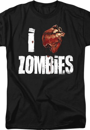 I Love Zombies T-Shirt