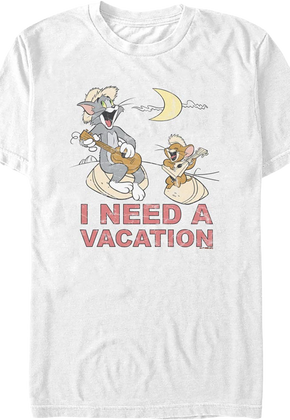 I Need A Vacation Tom And Jerry T-Shirt