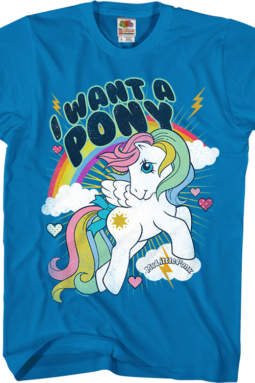 I Want A My Little Pony T-Shirtmain product image