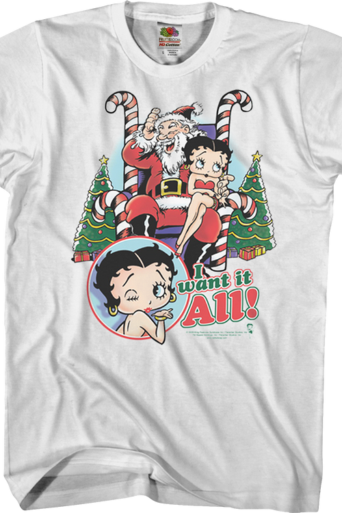 I Want It All Betty Boop T-Shirtmain product image