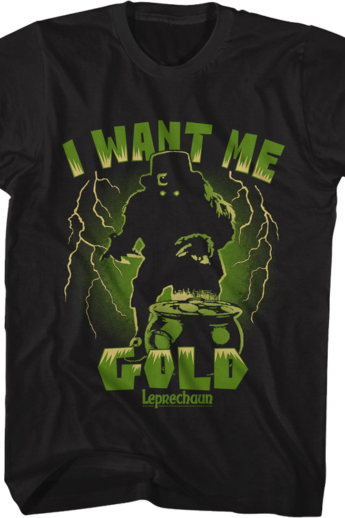 I Want Me Gold Leprechaun T-Shirtmain product image