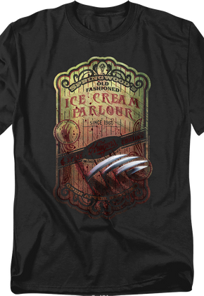 Ice Cream Parlour Nightmare On Elm Street T-Shirt