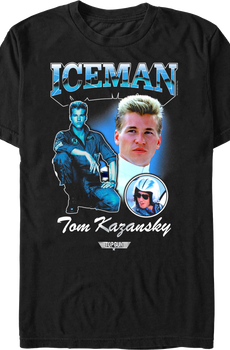 Iceman Collage Top Gun T-Shirt