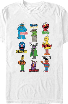 Iconic Characters Sesame Street T-Shirt