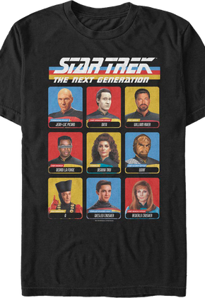 Iconic Characters Star Trek The Next Generation T-Shirt