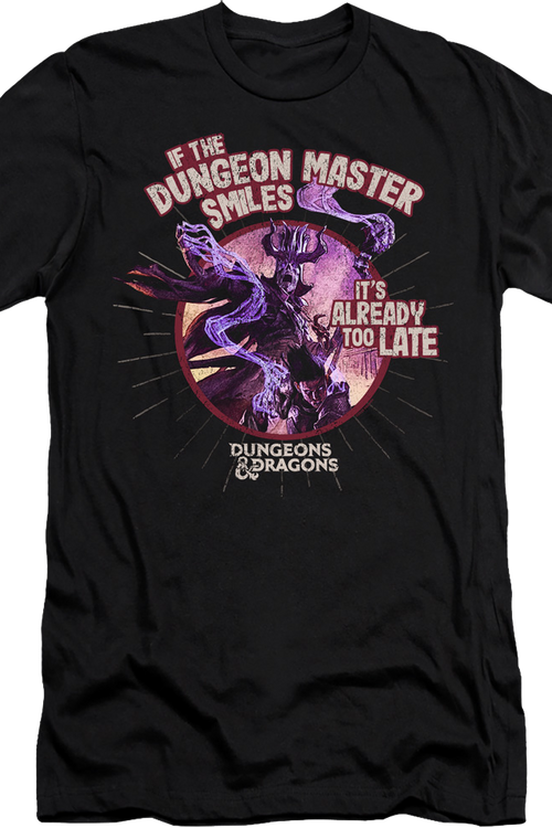 If The Dungeon Master Smiles Dungeons & Dragons T-Shirtmain product image